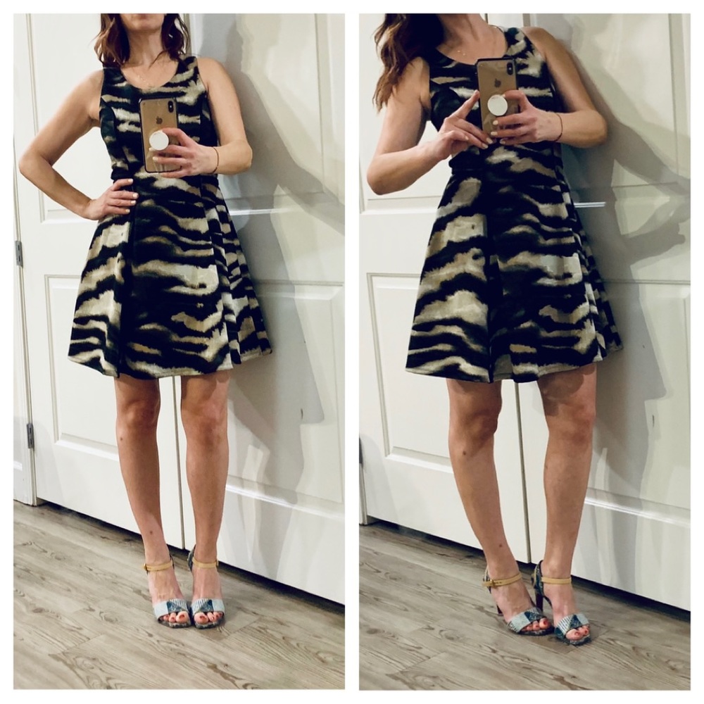 Animal Print Mini Scuba Fashion Women’s Dress Size Small NWT